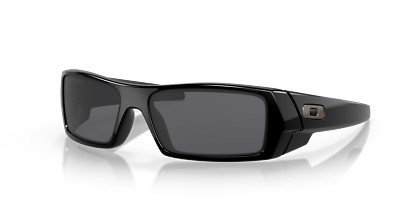 Oakley Gascan Polished Black/Grey 60 mm Men's Sunglasses OO9014 03