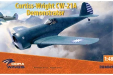 Dora Wings 48049 1/48 Curtiss-Wright CW-21A Demonstrator plastic kit