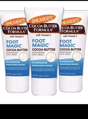 Palmer’s Cocoa Butter Formula Foot Magic Lotion Pack of 3 60g