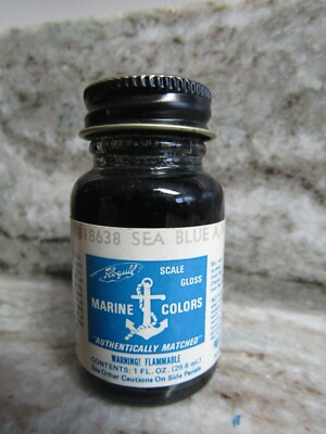 FLOQUIL MARINE COLORS MODEL PAINT 1oz 1 OUNCE - SEA BLUE
