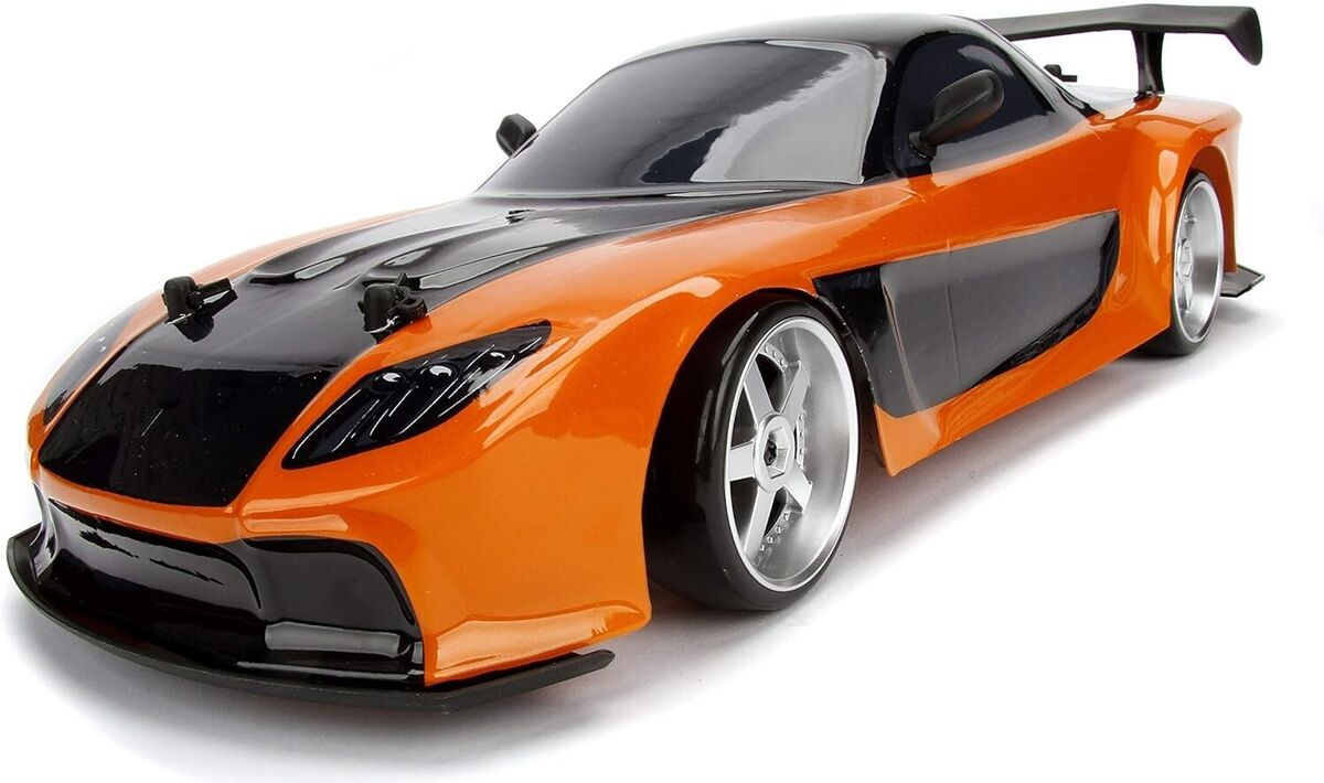Jada Toys Fast & Furious Han'S Mazda RX-7 Drift RC Car, 1 Jada Toys Fast & Furious Han'S Mazda RX-7 Drift RC Car, 1