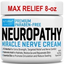 Neuropathy Nerve Relief Cream - Premium Nerve Cream 3X Action for Targeted Re...