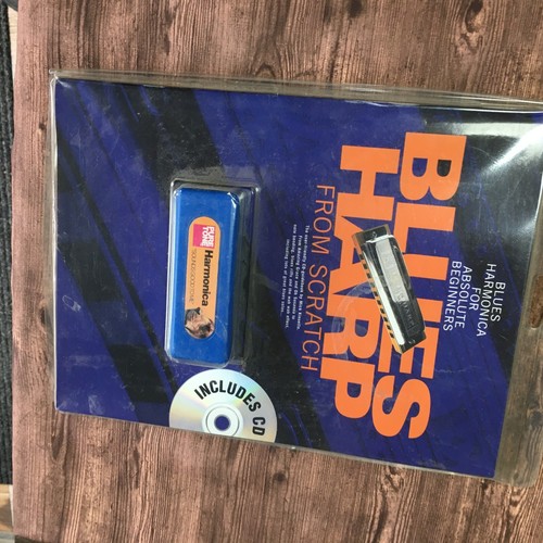 mouth organ RARE BLUES HARP FROM SCRATCH BLUES HARMONICA FOR BEGINNERS with CD - Picture 11 of 11