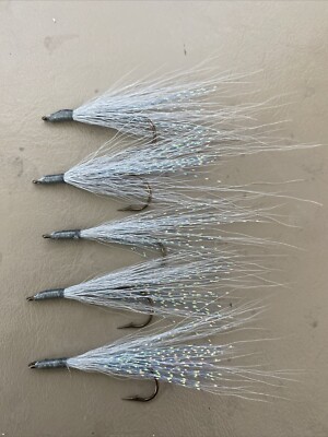 Bucktail River Streamer Flies- Hand Tied - Walleye, White Bass, Salmon (2014)