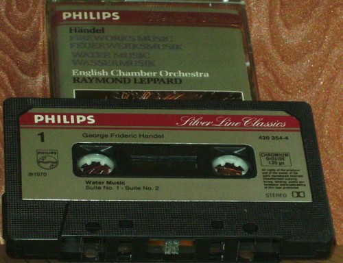 Händel E C O Leppard Fireworks / Water Music CASSETTE ALBUM Digitally Remastered - Picture 2 of 12
