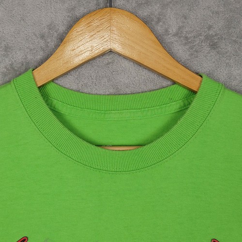 Bristol Motor Speedway Men’s Medium Lime Green T-Shirt Front/Back Graphic - Picture 5 of 8