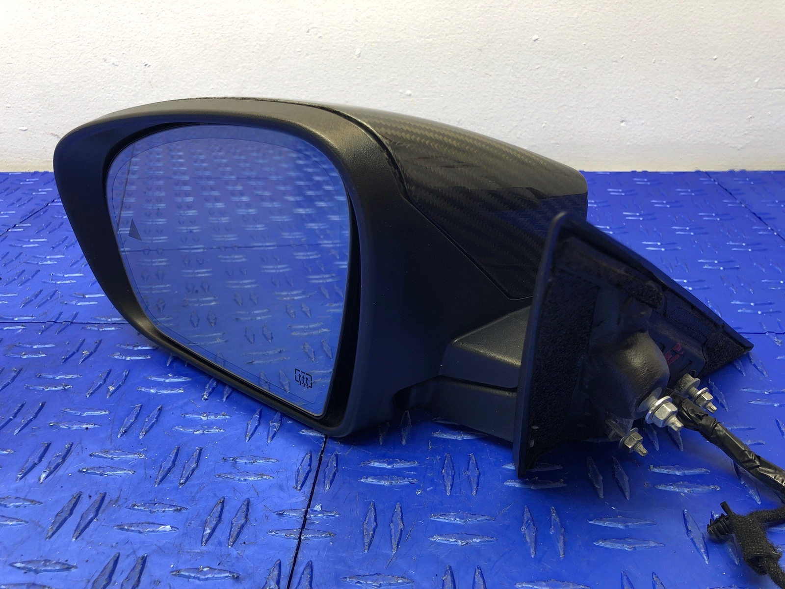 2013-2021 MASERATI QUATTROPORTE M156 RIGHT LEFT DOOR MIRROR SET W/CAMERAS CARBON
