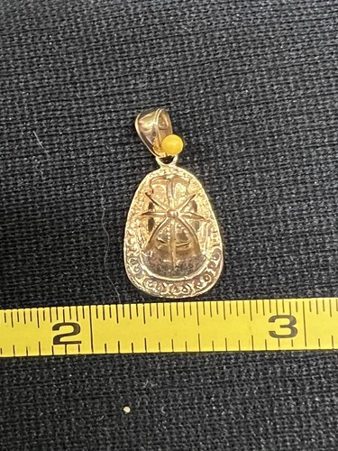 3D Fireman’s Hat 14k Yellow Gold Pendant 3.5G TOTAL WEIGHT - Picture 2 of 6