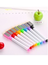 White Board Markers 8 Color Whiteboard Mark Magnetic Markers Pens Pen Dry Eraser
