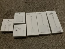 Genuine Apple Adapters Collection USB-C AV Lightning Earphones HDMI Power etc