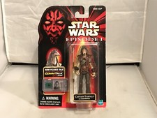 HASBRO STAR WARS EPISODE 1 CAPTAIN TARPALS CARDER FIGURE 1999 NEVER OPENED MIB
