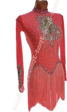jz Handmade Women Samba Ballroom Swing Salsa Rumba Latin Dance Dress RHYTHM