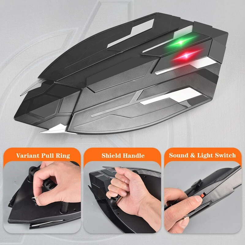 Marvel Capitán América Variante Garra Escudo Niños Juguete Sonido y Luz Escudo Regalo Foto 4 de 4