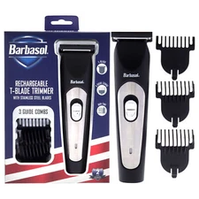"T-blade Trimmer by Barbasol for Men - 4 Pc Trimmer Tblade, 3 Guides"