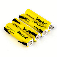 4PCS 14500 rechargeable battery AA battery Spot welded with nickel tape 9.39 per battery