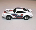 Vtg. 1974 Hot Wheels Porsche P-911 Turbo #6, Shell, Dunlop, Bell Race Car 1:64