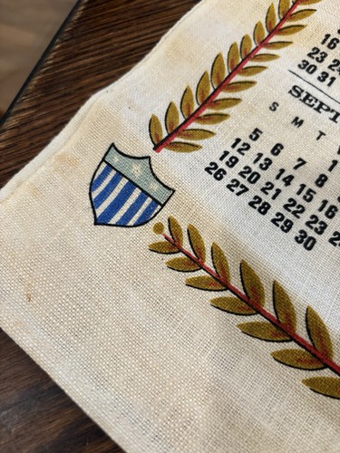 Vintage Linen Kitchen Towel Calendar Bicentennial 1776-1976 NICE ! - Picture 4 of 6