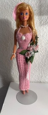 Pretty Unique OOAK Pink Bridal Barbie in Excellent Condition