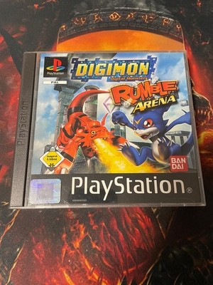 Playstation 1 Digimon Rumble Arena CIB PS1 Black Label 
