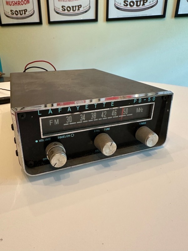 Very Rare Vintage Lafayette PB-50 Low Band FM Communications Receiver 30-50 MHZ!