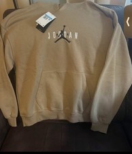NWT Jordon Men’s Medium Oversized Hoodie. 50 Chest. Beige/Tan Color. Brand New