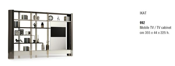 Wohnwand Tv Schrankwand Holz Echtholz Rtv Fernseh Schrank Anbauwand Italien Neu-image