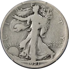 1921-D Walking Liberty Half PCGS G04 Key Date Nice Eye Appeal Nice Strike