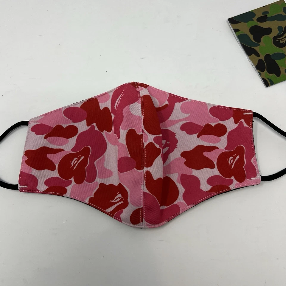 Bape Face Mask ABC Camo "Pink" New 1H30-182-019 - Image 2 of 4