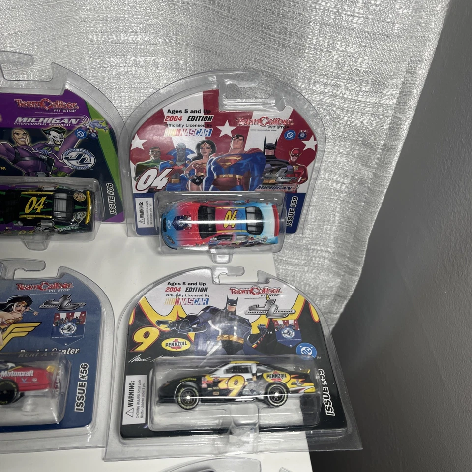 Team Caliber Pitstop 2004 NASCAR Justice League DC 1:64 Diecast 9 TOTAL - Image 4 of 4