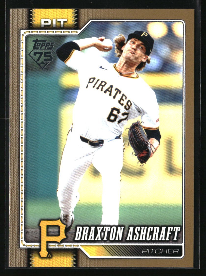 2026 Topps Gold Braxton Ashcraft #589 #1987/2026 Pittsburgh Pirates