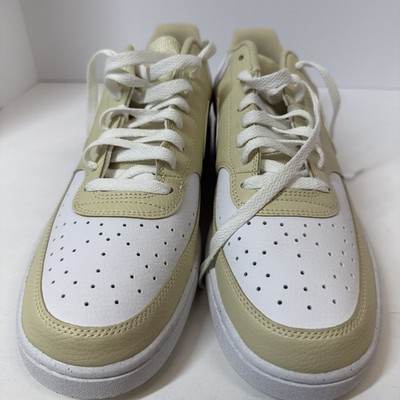 Nike Court Vision Low Shoes Mens 10 Light Khaki White Sneakers HM9862-200 NEW Nike Court Vision Low HM9862-200 Light Khaki White Tennis  main image 4