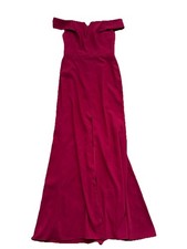 Dessy Collection Strapless Pink Trumpet Dress Size 8 Style 3038 Slit