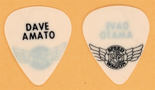 REO Speedwagon Dave Amato Vintage Guitar Pick - 1993 Summer Tour