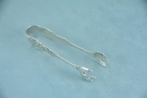 Reed & Barton Francis I Sterling Silver 4-1/8" Sugar Tongs Old Marks No Monogram