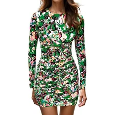 A.L.C. Womens Floral Print  Sheath Dress BHFO 3171