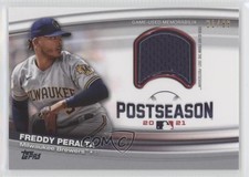 2022 Topps Series 1 Postseason Performance Relics 31/99 Freddy Peralta 11ur