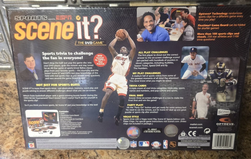 Scene It ? DVD Game Sports ESPN Edition Board Game 2005 Collectible Sealed - Image 2 of 4