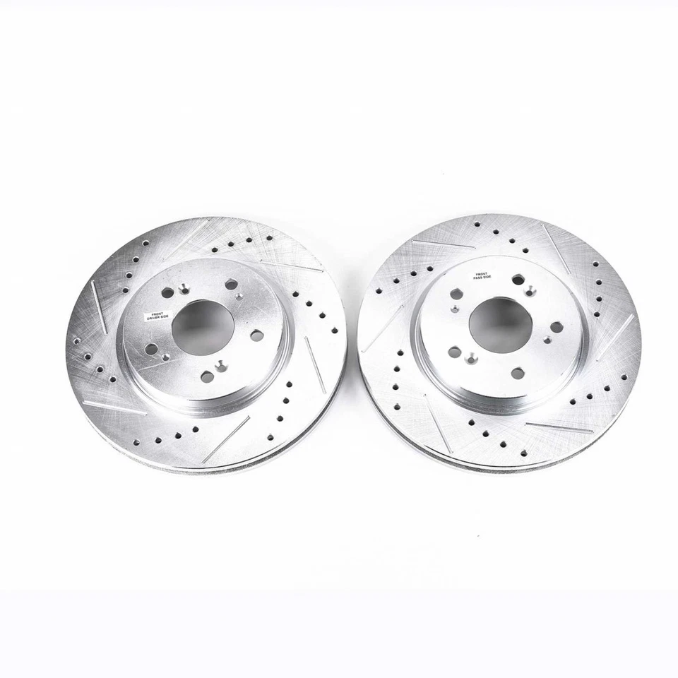 Par de rotores de freno Power Stop para Honda Crosstour 2012-2015 Front Evolution Foto 2 de 4