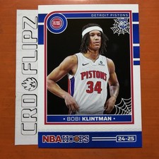 2024-25 Hoops Haunted Hoops #262 Bobi Klintman RC - Detroit Pistons