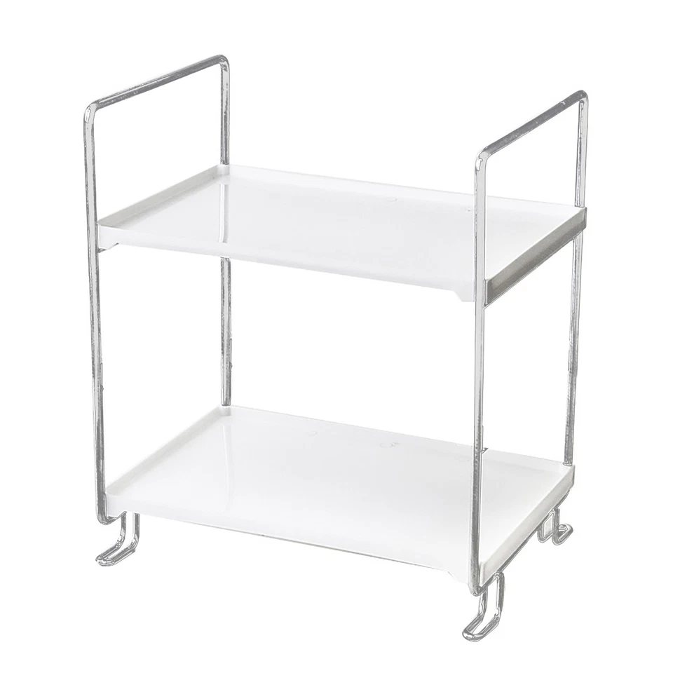 Desktop Makeup Organizer Rack PP Wrought Iron Detachable Easy Access Spice Ra UK - Image 4 of 4