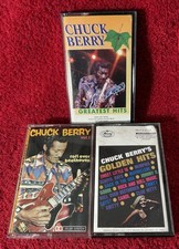 Chuck Berry 3 Cassette lot Golden Hits Greatest Hits  Vol 1 italy 
