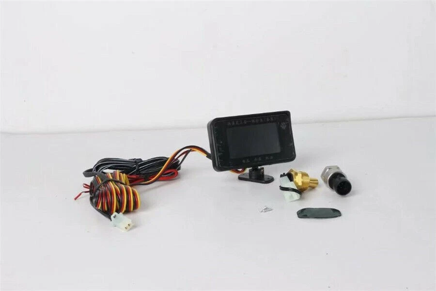 Universal 3IN1 Car LCD Water Temperature/Oil Pressure/Voltage Gauges w/ Sensors - Image 4 of 4