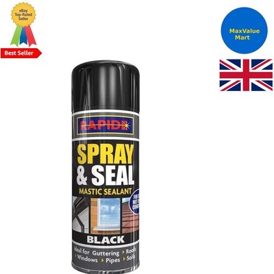 Instant Waterproof Dichtstoff 300ml für Dachrinnen-, Dach- & Rohrleckreparaturen - Schwarz