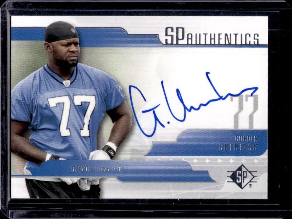 Gosder Cherilus SP Authentic Autographs #SPGC Base
