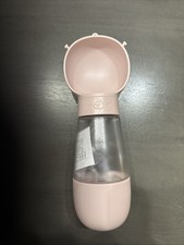 Portable Dog Water Bottle with Food Container Travel Pet Dispenser