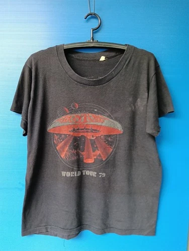 Boston Tour Vintage T Shirt UFO 70s Rock Band Concert A 1970s vintage concert t-shirt, vintage, single stitch, B+ condition