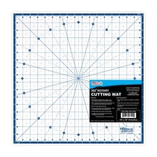 18" x 18" WHITE Self Healing 7-Ply Durable Round Rotating Cutting Mat
