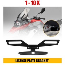Soporte de licencia de motocicleta 1-10X soporte de placa de guardabarros que brilla en la oscuridad