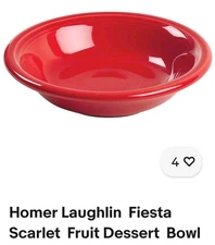 Fiesta SCARLET Fruit Bowl 