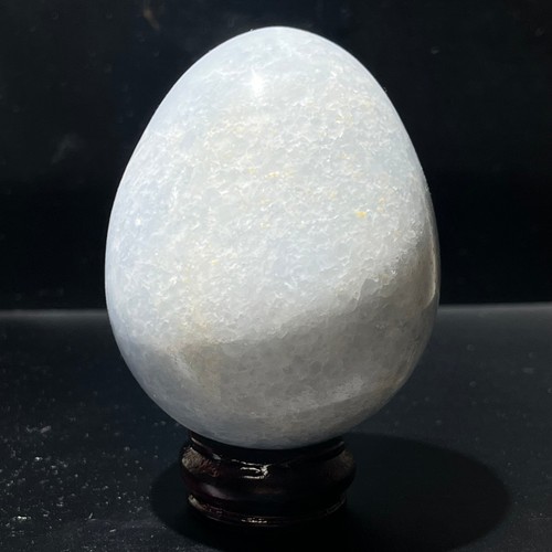 419G Natural Azul Celestita Cuarzo Cristal Gema Huevo Curación Madagascar/Soporte - Imagen 16 de 18